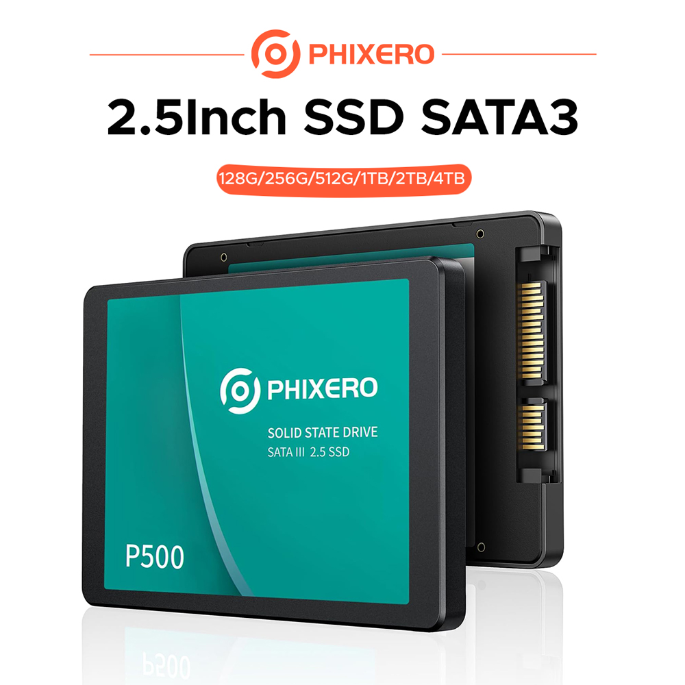 Ssd 500Gb - قرص تخزين صلب PHIXERO SSD SATAIII
