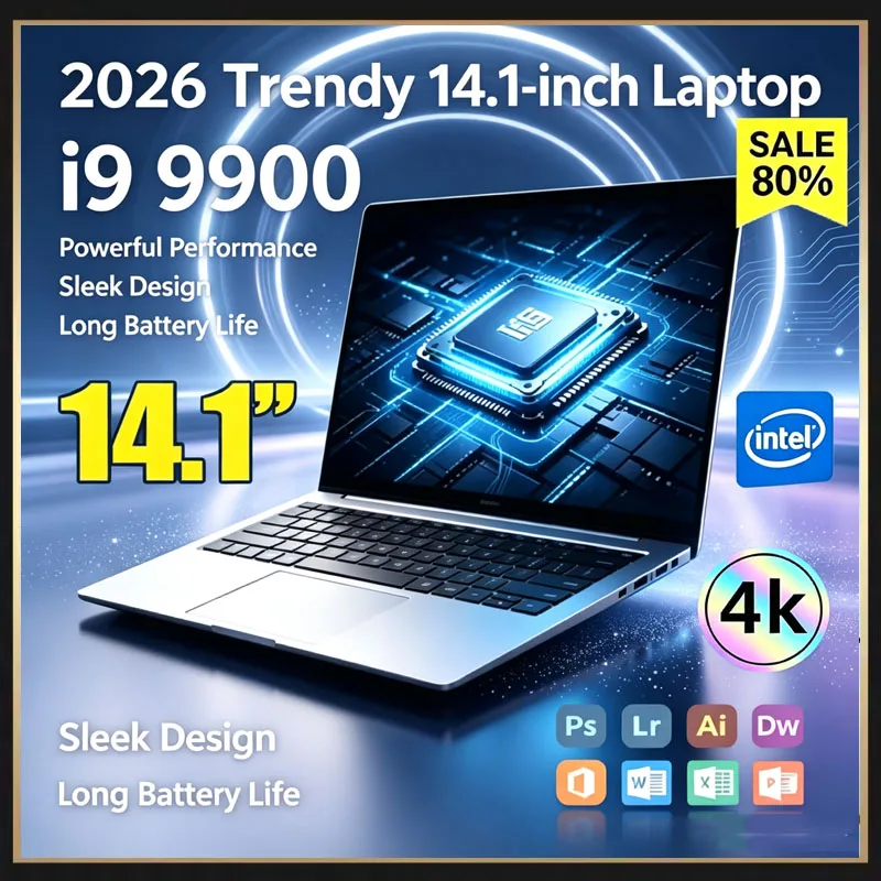 M.2 Ssd - كمبيوتر محمول فائق النحافة بشاشة 14.1