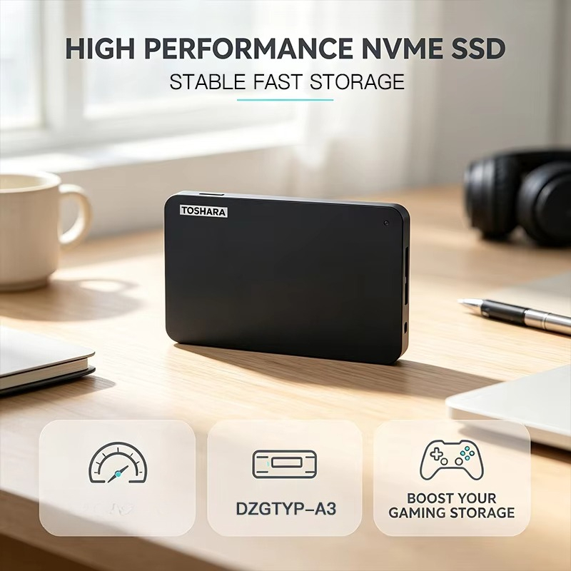 قرص تخزين محمول TOSHARA A3 SSD - مراجعة Ssd 500Gb وسعره