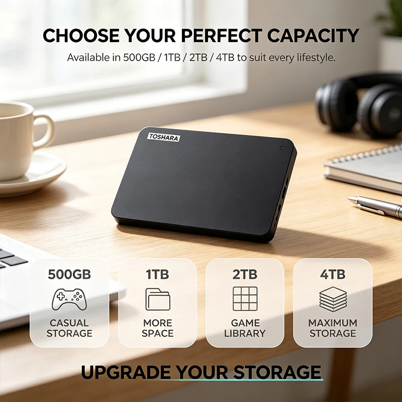 قرص تخزين محمول TOSHARA A3 SSD - مراجعة Ssd 500Gb وسعره