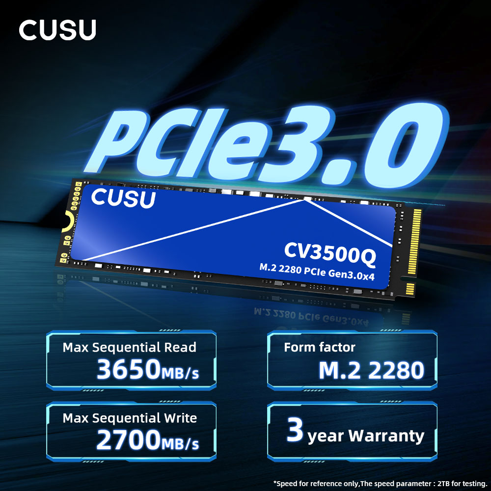 قرص SSD من نوع CUSU M2 بسعة 1  - مراجعة Ssd 500Gb وسعره