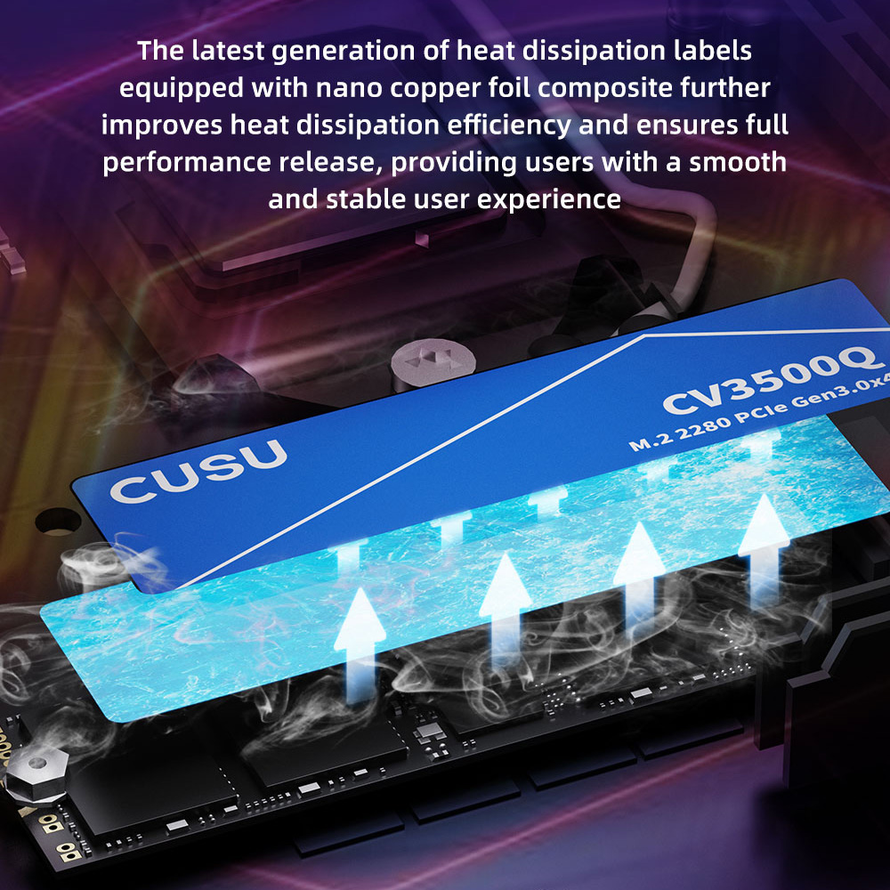 قرص SSD من نوع CUSU M2 بسعة 1  - مراجعة Ssd 500Gb وسعره