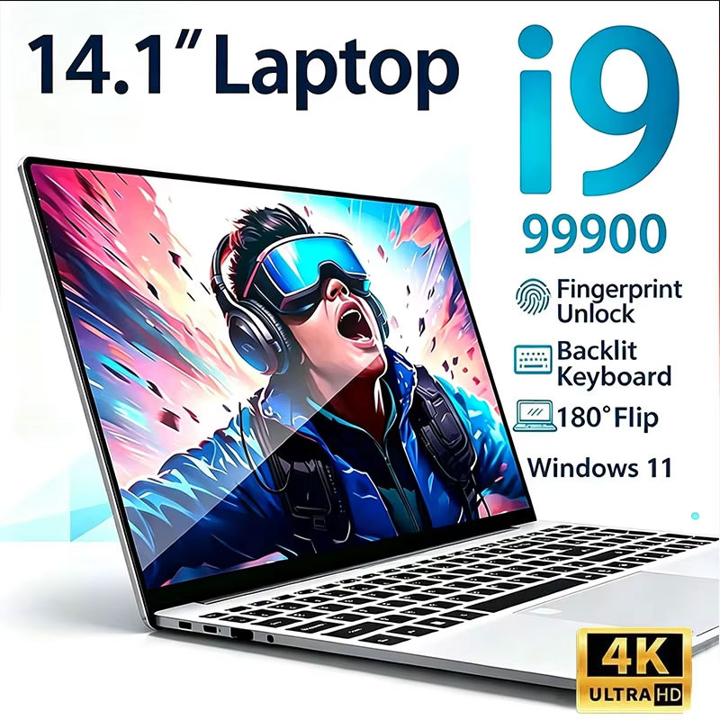 كمبيوتر محمول بشاشة 14.1 بوصة، - مراجعة Ssd 1Tb وسعره